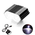 LED Bike Light Waterproof Bicycle Light USB Rechargeable Headlight Outdoor Cycling Front Lamp Cycling Front Lamp Bike Headlight For Mountain Road And City Bicycle Stevvex