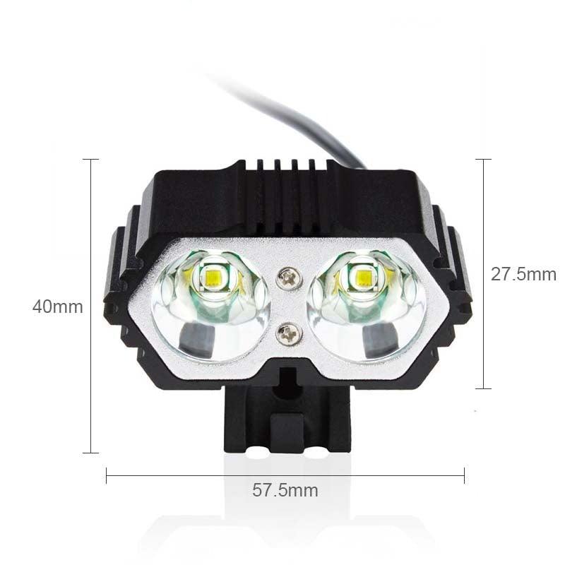 LED Bike Light Waterproof Bicycle Light USB Rechargeable Headlight Outdoor Cycling Front Lamp Cycling Front Lamp Bike Headlight For Mountain Road And City Bicycle Stevvex