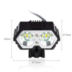 LED Bike Light Waterproof Bicycle Light USB Rechargeable Headlight Outdoor Cycling Front Lamp Cycling Front Lamp Bike Headlight For Mountain Road And City Bicycle Stevvex