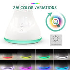 LED Desk Lamp Foldable Dimmable Touch Rechargeable Table Lamp with Calendar Temperature Alarm Clock Decorative Table Lamp Cute Study Lamps for Bedroom Décor Stevvex