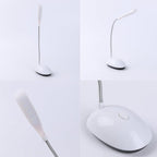 LED Desk Light Table Lamp Reading Book Light 3xAAA Battery Desk Lamp Mini Eye Protection Office Bedroom Bedside LED Study Table Decorative Table Lamp Cute Study Lamps for Bedroom Décor Stevvex