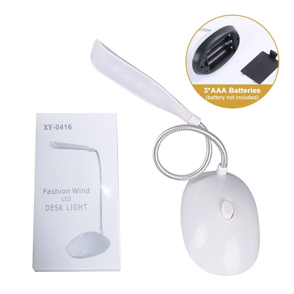 LED Desk Light Table Lamp Reading Book Light 3xAAA Battery Desk Lamp Mini Eye Protection Office Bedroom Bedside LED Study Table Decorative Table Lamp Cute Study Lamps for Bedroom Décor Stevvex