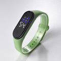 LED Electronic Boys Girls Watch Digital Silicone Wristwatch Fashion Casual Universal Watch Unisex Sport Watch Led Digital Silicone Strap Digital LED Sports Watch For Women Kids Stevvex
