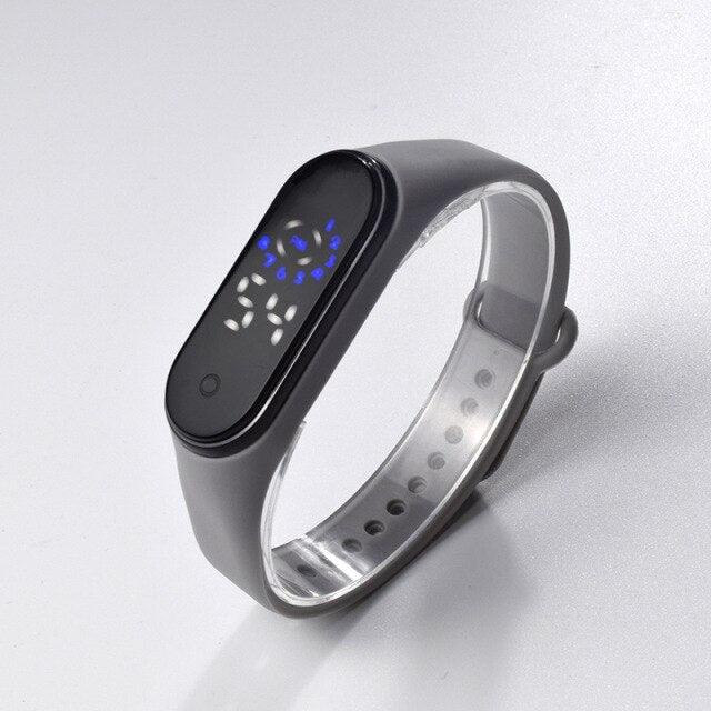 LED Electronic Boys Girls Watch Digital Silicone Wristwatch Fashion Casual Universal Watch Unisex Sport Watch Led Digital Silicone Strap Digital LED Sports Watch For Women Kids Stevvex