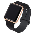 LED Electronic Sport Silicone Kids Watch Fashion Casual Outdoor Digital Display Watches Simple Kids Digital Watch Sport Led Simply Stylish Electronic Digital Wrist Watches For Women Ladies Teens Girls Stevvex