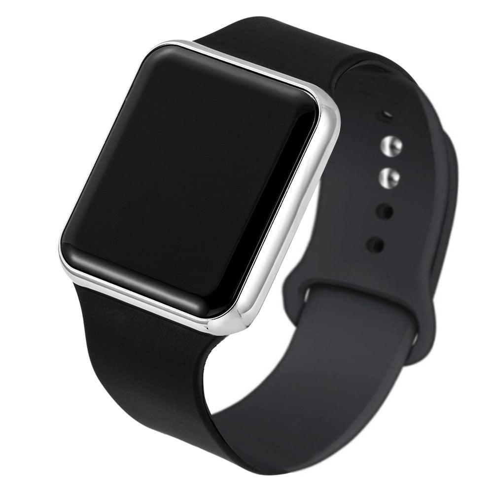 LED Electronic Sport Silicone Kids Watch Fashion Casual Outdoor Digital Display Watches Simple Kids Digital Watch Sport Led Simply Stylish Electronic Digital Wrist Watches For Women Ladies Teens Girls Stevvex