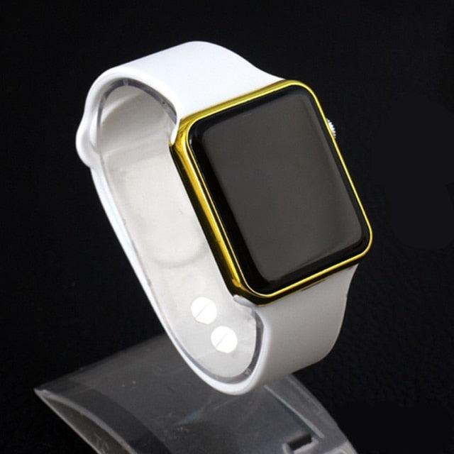 LED Electronic Sport Silicone Kids Watch Fashion Casual Outdoor Digital Display Watches Simple Kids Digital Watch Sport Led Simply Stylish Electronic Digital Wrist Watches For Women Ladies Teens Girls Stevvex