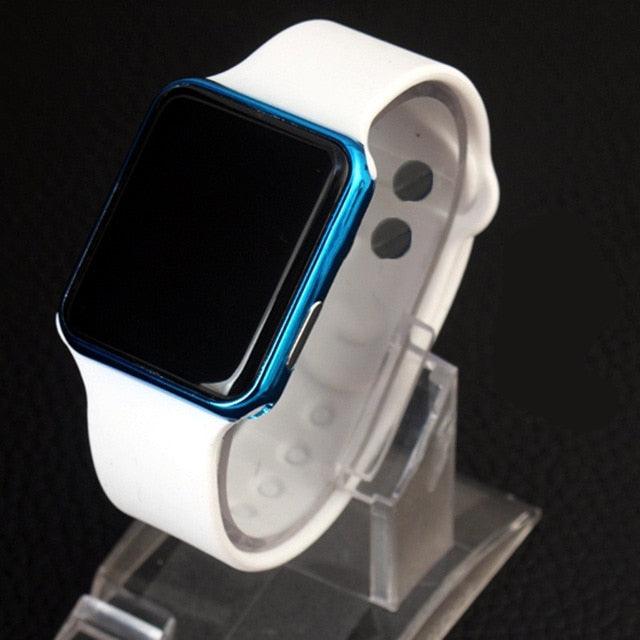 LED Electronic Sport Silicone Kids Watch Fashion Casual Outdoor Digital Display Watches Simple Kids Digital Watch Sport Led Simply Stylish Electronic Digital Wrist Watches For Women Ladies Teens Girls Stevvex