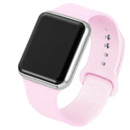 LED Electronic Sport Silicone Kids Watch Fashion Casual Outdoor Digital Display Watches Simple Kids Digital Watch Sport Led Simply Stylish Electronic Digital Wrist Watches For Women Ladies Teens Girls Stevvex