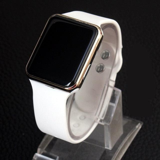 LED Electronic Sport Silicone Kids Watch Fashion Casual Outdoor Digital Display Watches Simple Kids Digital Watch Sport Led Simply Stylish Electronic Digital Wrist Watches For Women Ladies Teens Girls Stevvex