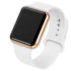 LED Electronic Sport Silicone Kids Watch Fashion Casual Outdoor Digital Display Watches Simple Kids Digital Watch Sport Led Simply Stylish Electronic Digital Wrist Watches For Women Ladies Teens Girls Stevvex
