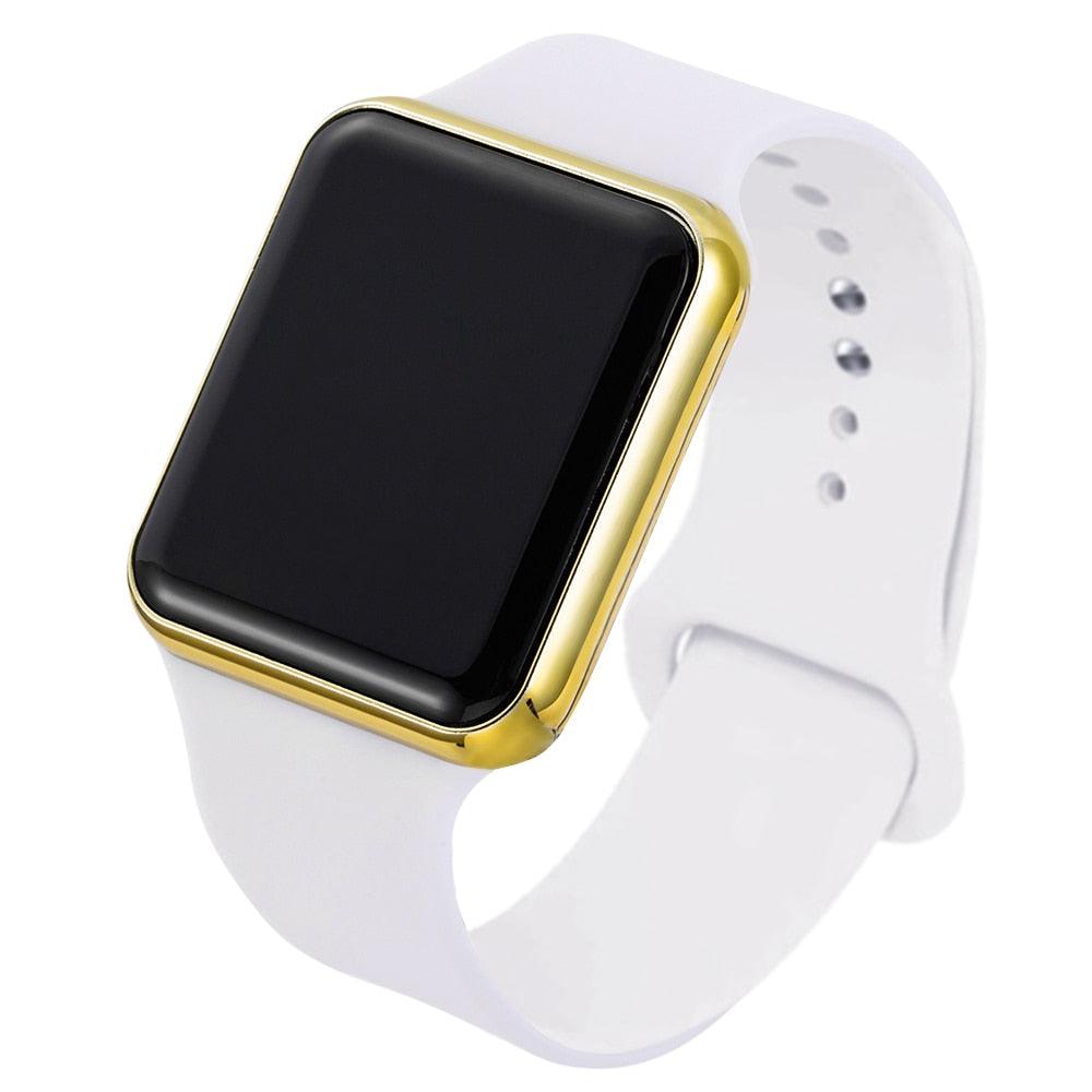 LED Electronic Sport Silicone Kids Watch Fashion Casual Outdoor Digital Display Watches Simple Kids Digital Watch Sport Led Simply Stylish Electronic Digital Wrist Watches For Women Ladies Teens Girls Stevvex