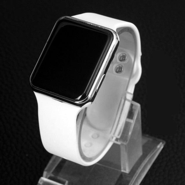 LED Electronic Sport Silicone Kids Watch Fashion Casual Outdoor Digital Display Watches Simple Kids Digital Watch Sport Led Simply Stylish Electronic Digital Wrist Watches For Women Ladies Teens Girls Stevvex