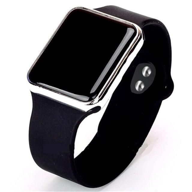 LED Electronic Sport Silicone Kids Watch Fashion Casual Outdoor Digital Display Watches Simple Kids Digital Watch Sport Led Simply Stylish Electronic Digital Wrist Watches For Women Ladies Teens Girls Stevvex