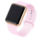 LED Electronic Sport Silicone Kids Watch Fashion Casual Outdoor Digital Display Watches Simple Kids Digital Watch Sport Led Simply Stylish Electronic Digital Wrist Watches For Women Ladies Teens Girls Stevvex
