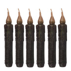 LED Flameless Wax Candle Battery Operated Taper Pillar Candle LED Plastic Candles For Restaurants Hotels Museums Black Flameless Candles Real Wax Flickering LED Pillar Candles