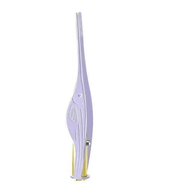 LED Flashlight Stainless Steel Tweezers Ear Pick Clean Colorful Tweezers Tool Hair Removal Care Stevvex
