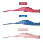 LED Flashlight Stainless Steel Tweezers Ear Pick Clean Colorful Tweezers Tool Hair Removal Care Stevvex