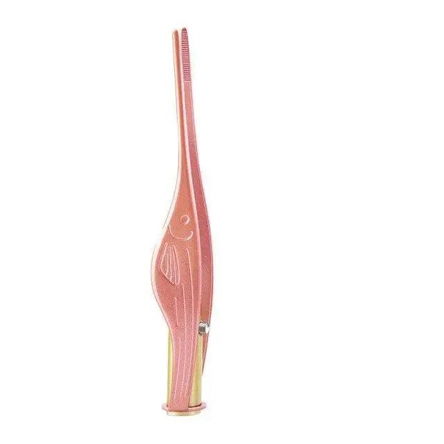 LED Flashlight Stainless Steel Tweezers Ear Pick Clean Colorful Tweezers Tool Hair Removal Care Stevvex