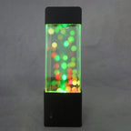 LED Jellyfish Night Light Tank Aquarium Style LED Lamp Sensory Autism Lava Lamp LED Desk Lamp Home Décor USB Power Cute Study Lamps for Bedroom Décor