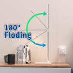 LED Table Lamp Desk Lamp Step less Dimmable Reading Office Foldable Rotatable Touch Switch DC 5V USB Night Light Desk Lamps Decorative Table Lamp Cute Study Lamps for Bedroom Décor Stevvex