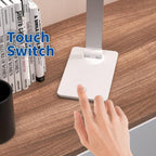 LED Table Lamp Desk Lamp Step less Dimmable Reading Office Foldable Rotatable Touch Switch DC 5V USB Night Light Desk Lamps Decorative Table Lamp Cute Study Lamps for Bedroom Décor Stevvex