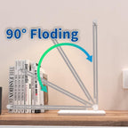 LED Table Lamp Desk Lamp Step less Dimmable Reading Office Foldable Rotatable Touch Switch DC 5V USB Night Light Desk Lamps Decorative Table Lamp Cute Study Lamps for Bedroom Décor Stevvex