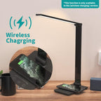 LED Table Lamp Desk Lamp Step less Dimmable Reading Office Foldable Rotatable Touch Switch DC 5V USB Night Light Desk Lamps Decorative Table Lamp Cute Study Lamps for Bedroom Décor Stevvex