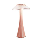 LED Table Lamp USB Charging Dimmable Protection Eyes Smart Touch Switch Bedside Lamps Transparent Crystal Creative Table Light Decorative Table Lamp Cute Study Lamps for Bedroom Décor Stevvex