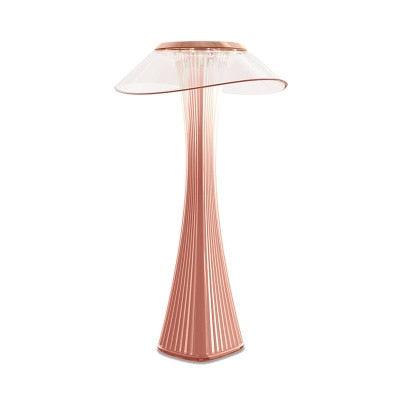 LED Table Lamp USB Charging Dimmable Protection Eyes Smart Touch Switch Bedside Lamps Transparent Crystal Creative Table Light Decorative Table Lamp Cute Study Lamps for Bedroom Décor Stevvex