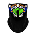 LED Warm Headgear ED Face Mask Party Masks Light Up Dance Halloween Cosplay Easter Rave Mask Luminous Costume Washable Foldable  Luminous Cool Party Mask Activated Light Up Mask Led Music Party Mask Led Music Mask for Festival Party Stevvex