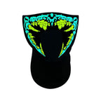 LED Warm Headgear ED Face Mask Party Masks Light Up Dance Halloween Cosplay Easter Rave Mask Luminous Costume Washable Foldable  Luminous Cool Party Mask Activated Light Up Mask Led Music Party Mask Led Music Mask for Festival Party Stevvex