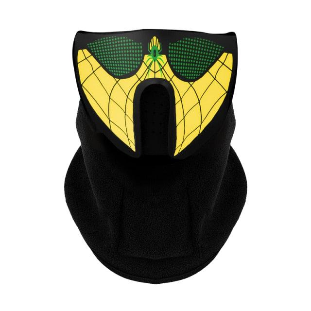 LED Warm Headgear ED Face Mask Party Masks Light Up Dance Halloween Cosplay Easter Rave Mask Luminous Costume Washable Foldable  Luminous Cool Party Mask Activated Light Up Mask Led Music Party Mask Led Music Mask for Festival Party Stevvex