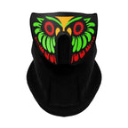 LED Warm Headgear ED Face Mask Party Masks Light Up Dance Halloween Cosplay Easter Rave Mask Luminous Costume Washable Foldable  Luminous Cool Party Mask Activated Light Up Mask Led Music Party Mask Led Music Mask for Festival Party Stevvex