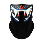 LED Warm Headgear ED Face Mask Party Masks Light Up Dance Halloween Cosplay Easter Rave Mask Luminous Costume Washable Foldable  Luminous Cool Party Mask Activated Light Up Mask Led Music Party Mask Led Music Mask for Festival Party Stevvex