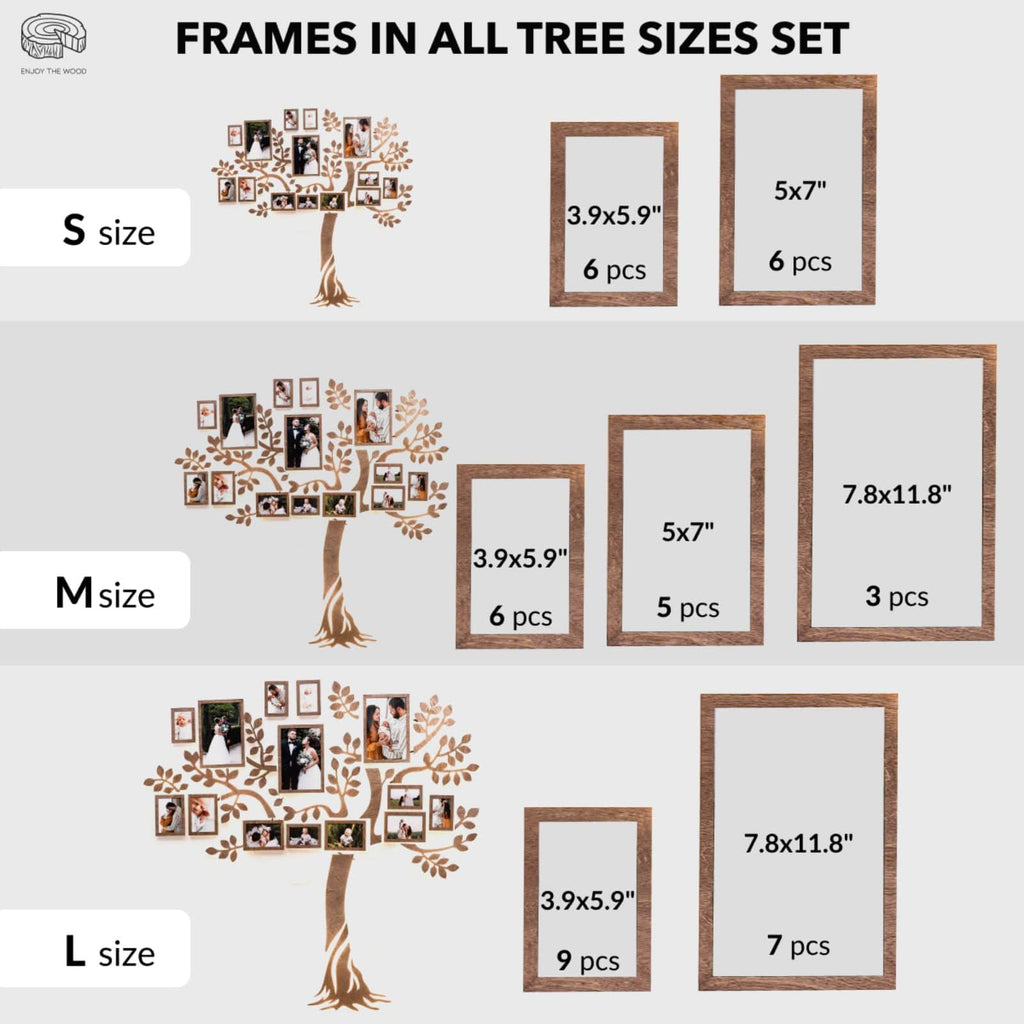 Wooden Led Family Tree - Starlight - SJB-DIAMOND ELITES