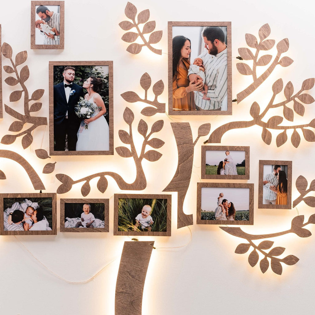 Wooden Led Family Tree - Starlight - SJB-DIAMOND ELITES