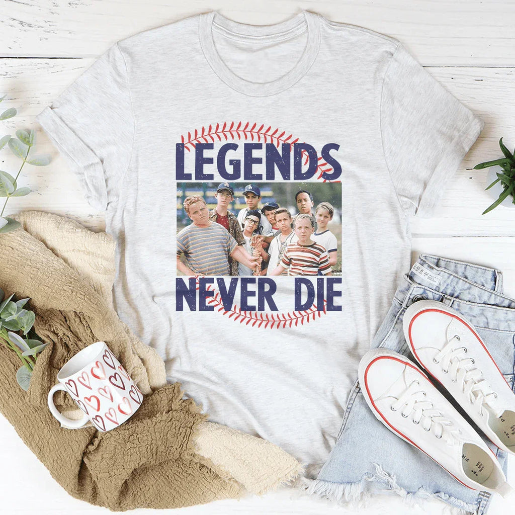 Legends Never Die Tee Peachy Sunday