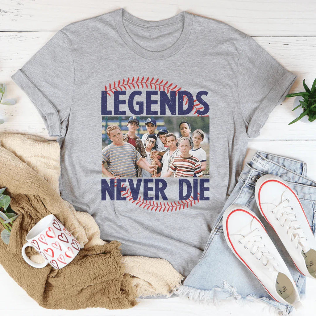 Legends Never Die Tee Peachy Sunday