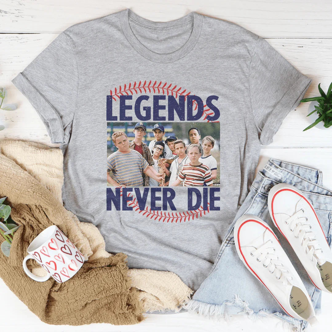 Legends Never Die Tee Peachy Sunday