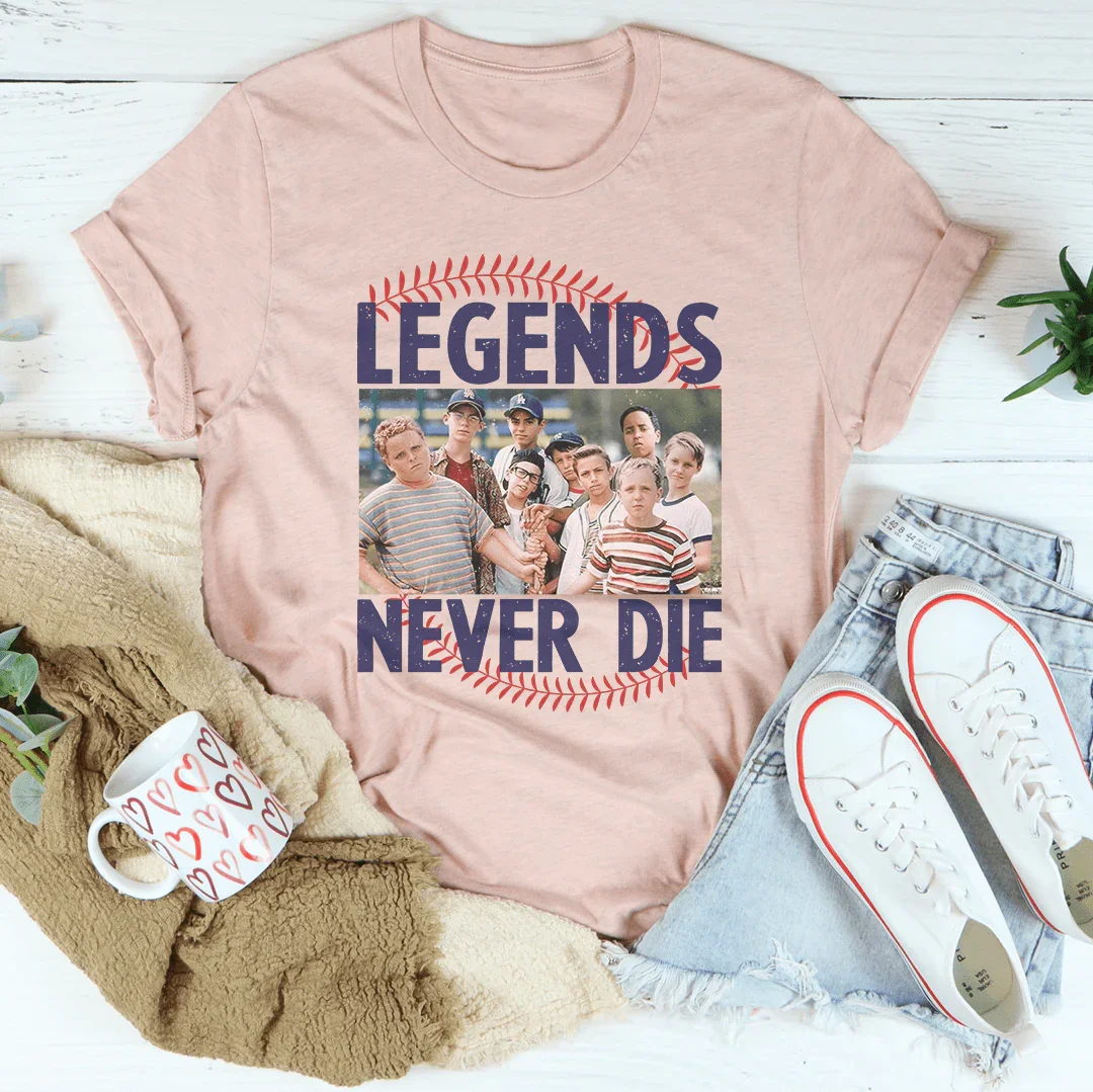 Legends Never Die Tee Peachy Sunday