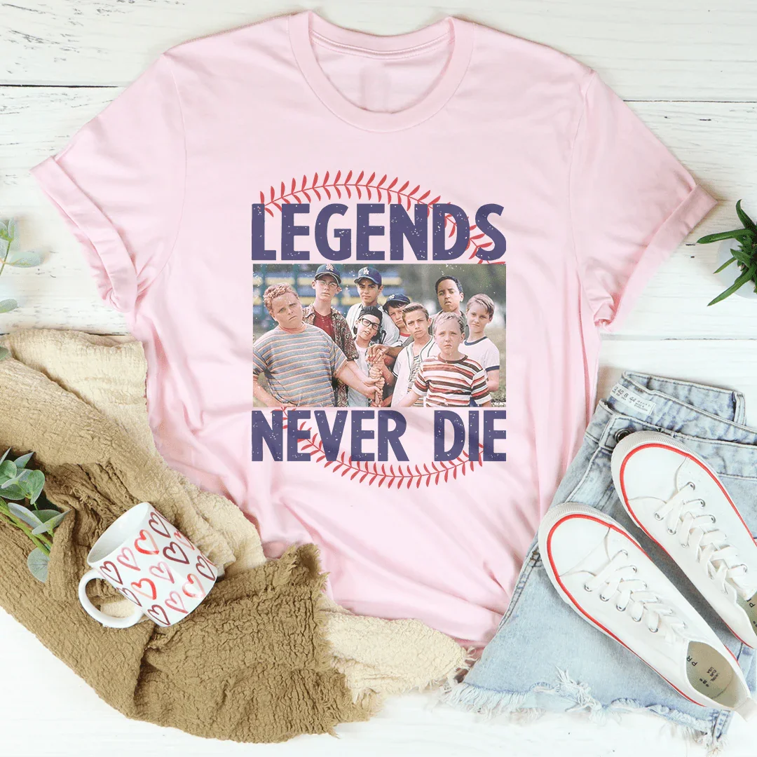 Legends Never Die Tee Peachy Sunday