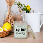 Lemon Lime Green Tea Candle Fresh Verbena Citrus Green Tea Scent 8oz BandsCo Straps