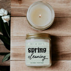 Lemon Lime Green Tea Candle Fresh Verbena Citrus Green Tea Scent 8oz BandsCo Straps