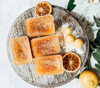 Lemon Shortbread XL Natural Wax Melts - 4 Cubes, Fresh Lemon Butter Shortbread
