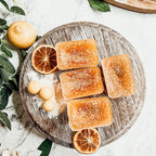 Lemon Shortbread XL Natural Wax Melts - 4 Cubes, Fresh Lemon Butter Shortbread