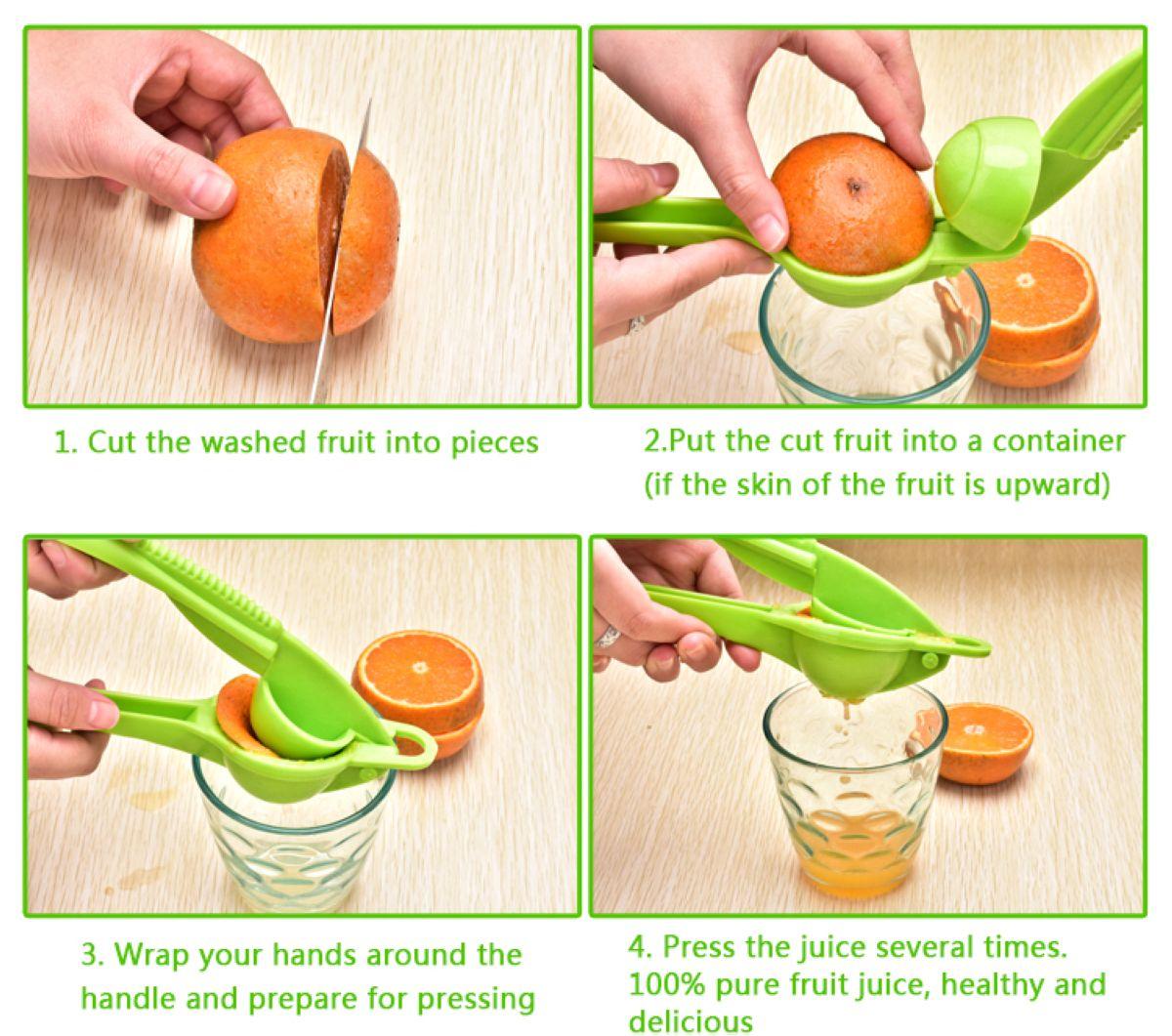 Lemon Squeezer Liquid Portable Multi-Functional Lemon Squeezer Manual Orange Citrus Juicer Home Lemon Clip Squeeze Juice Mini Orange Press Juice Kitchen Tools Manual Fruit Juicer Mini Blender Stevvex