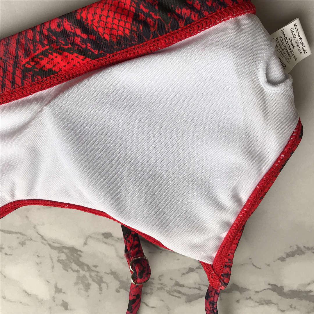 Leopard Bikini Women Swimwear Female Swimsuit Two-piece Bikini Set Comfortable Bathing Suit Swim Lady High Waist Bikini Set For Women Athletic Two Piece Soft Swimsuit Sporty Scoop Neck Bathing Suit Stevvex
