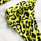 Leopard Bikini Women Swimwear Female Swimsuit Two-piece Bikini Set Comfortable Bathing Suit Swim Lady High Waist Bikini Set For Women Athletic Two Piece Soft Swimsuit Sporty Scoop Neck Bathing Suit Stevvex