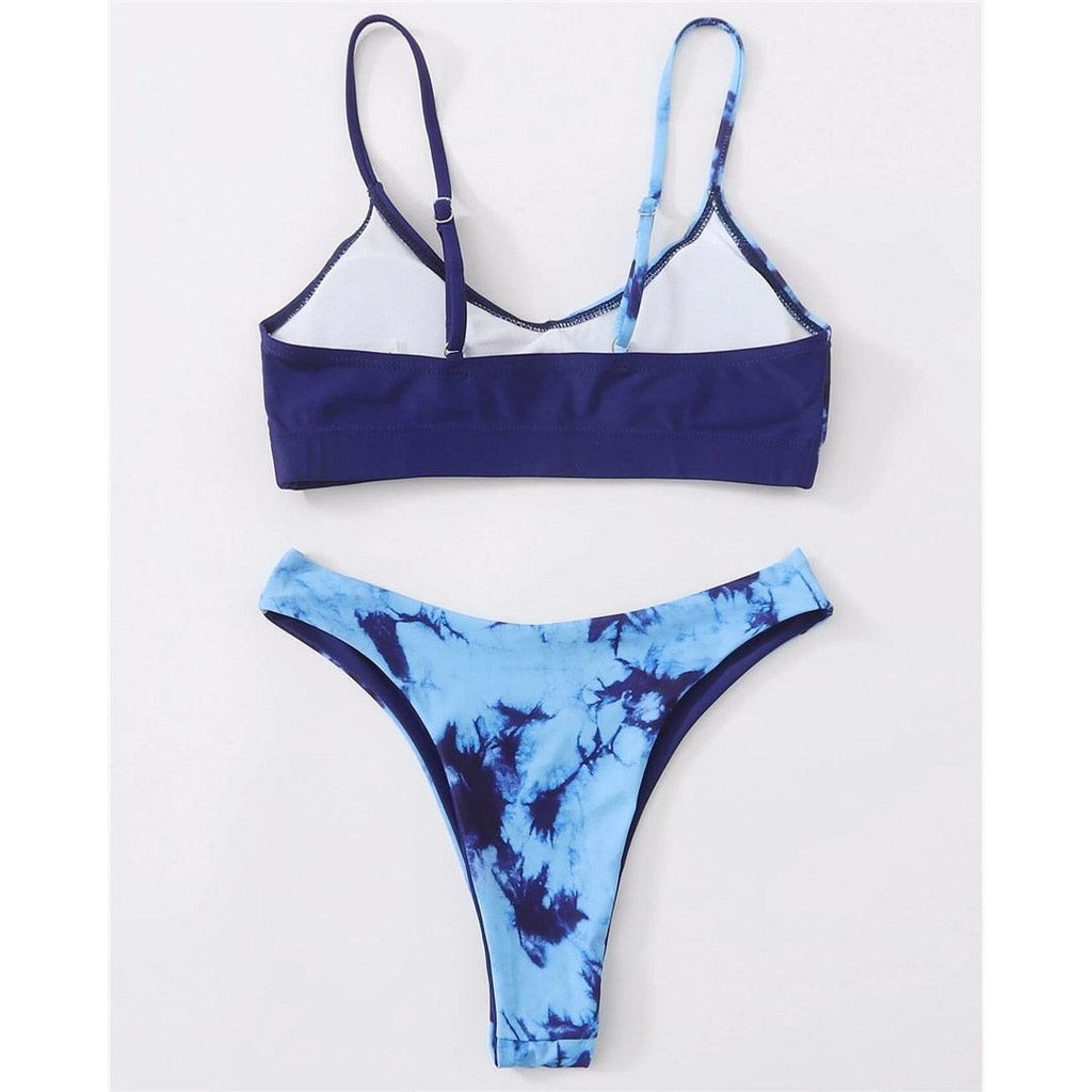 Leopard Bikini Women Swimwear Female Swimsuit Two-piece Bikini Set Comfortable Bathing Suit Swim Lady High Waist Bikini Set For Women Athletic Two Piece Soft Swimsuit Sporty Scoop Neck Bathing Suit Stevvex
